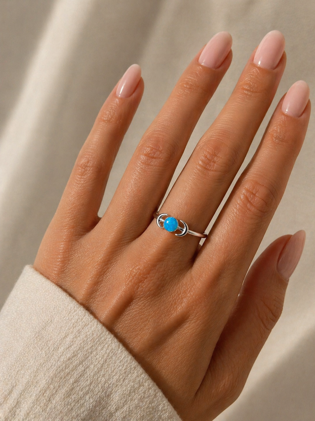 Waterproof Moon Ring