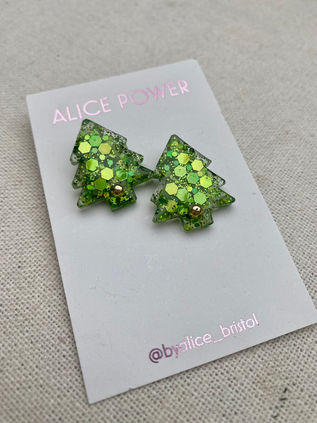 Christmas Tree Earrings