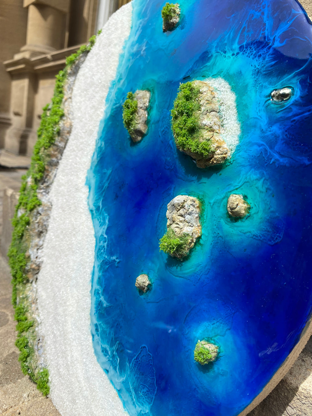 Ocean art piece ‘White Sands’
