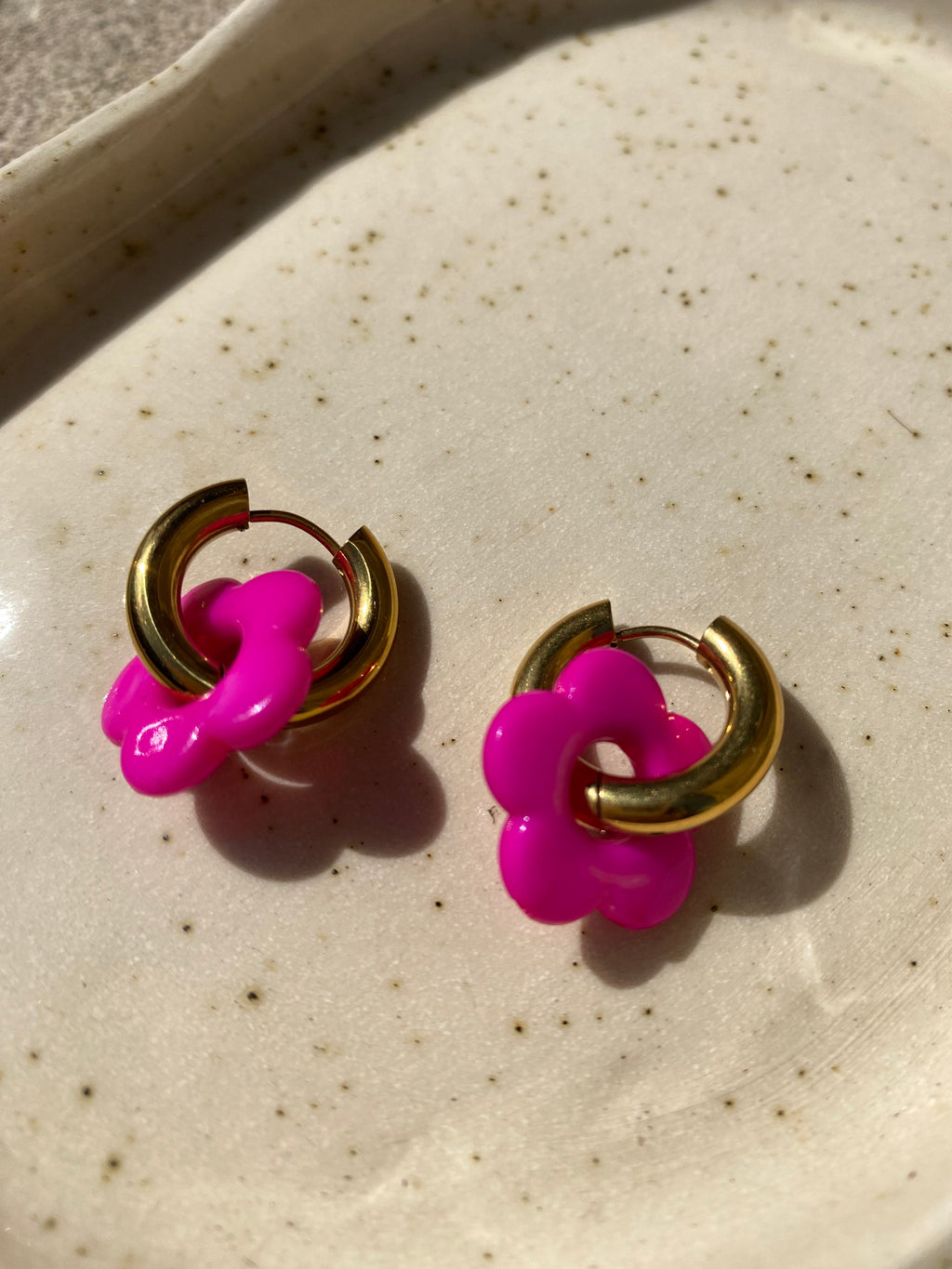 Resin Flowers On Waterproof Hoops