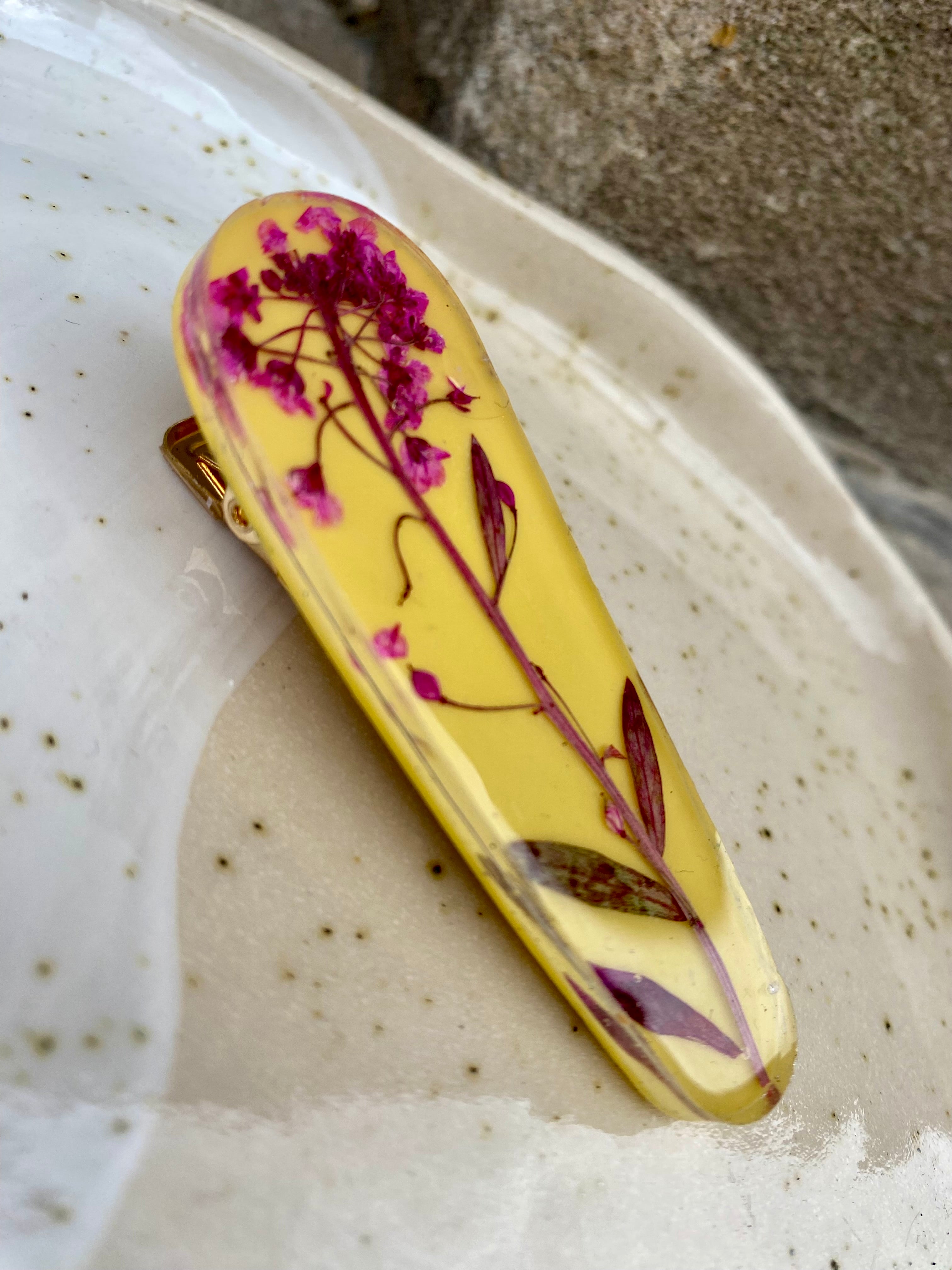 Handmade Resin Hair Clip