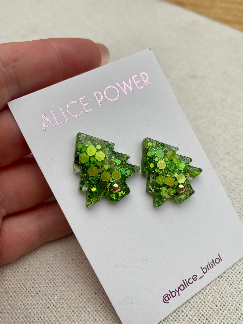 Christmas Tree Earrings