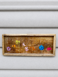 Mangowood & Resin Flower Tray