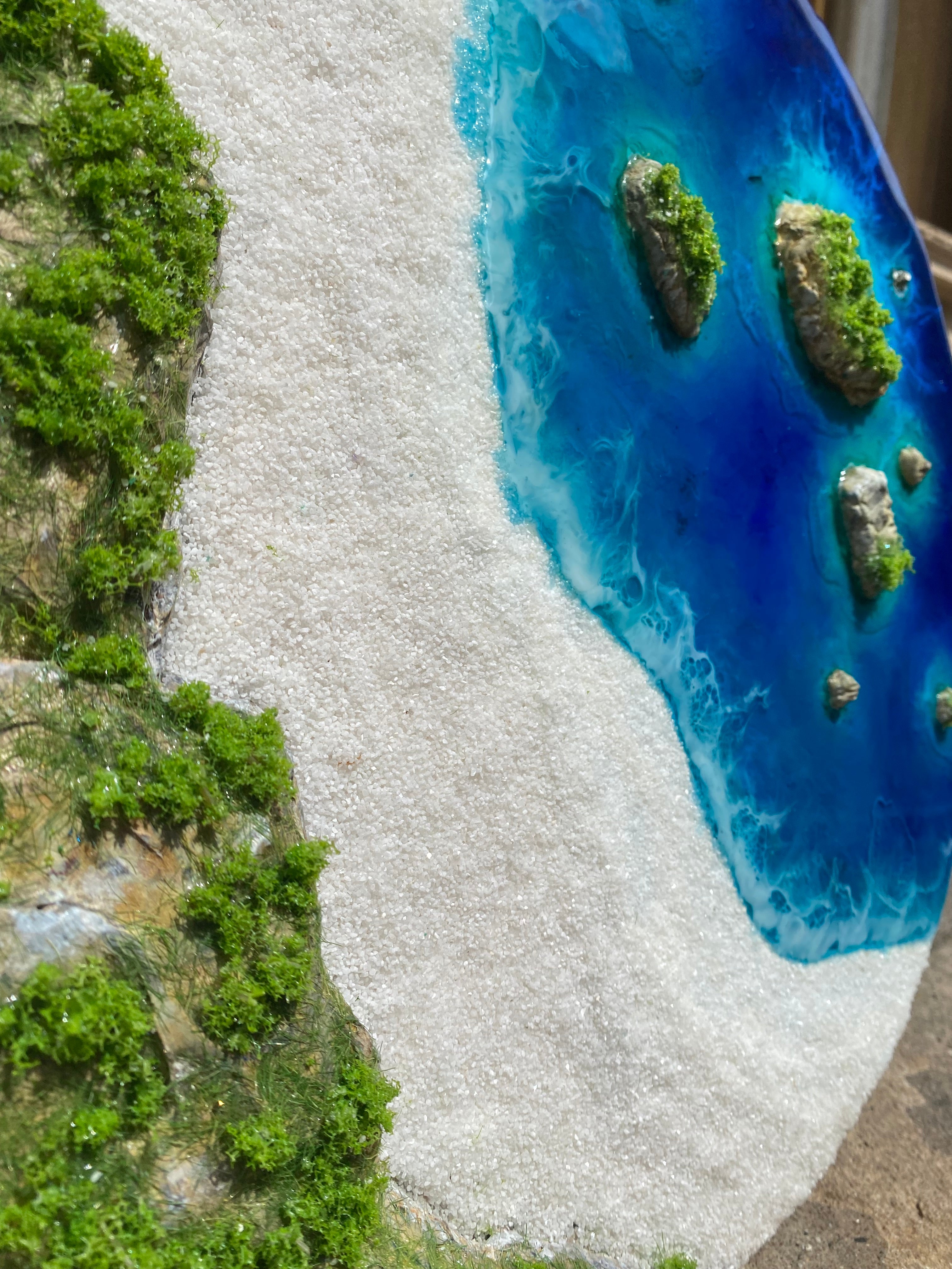 Ocean art piece ‘White Sands’