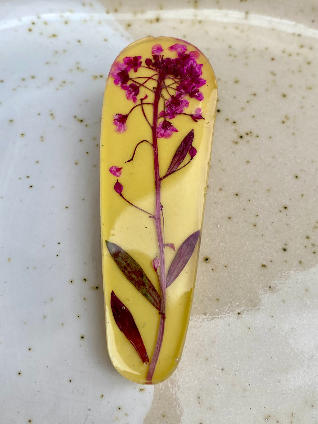Handmade Resin Hair Clip