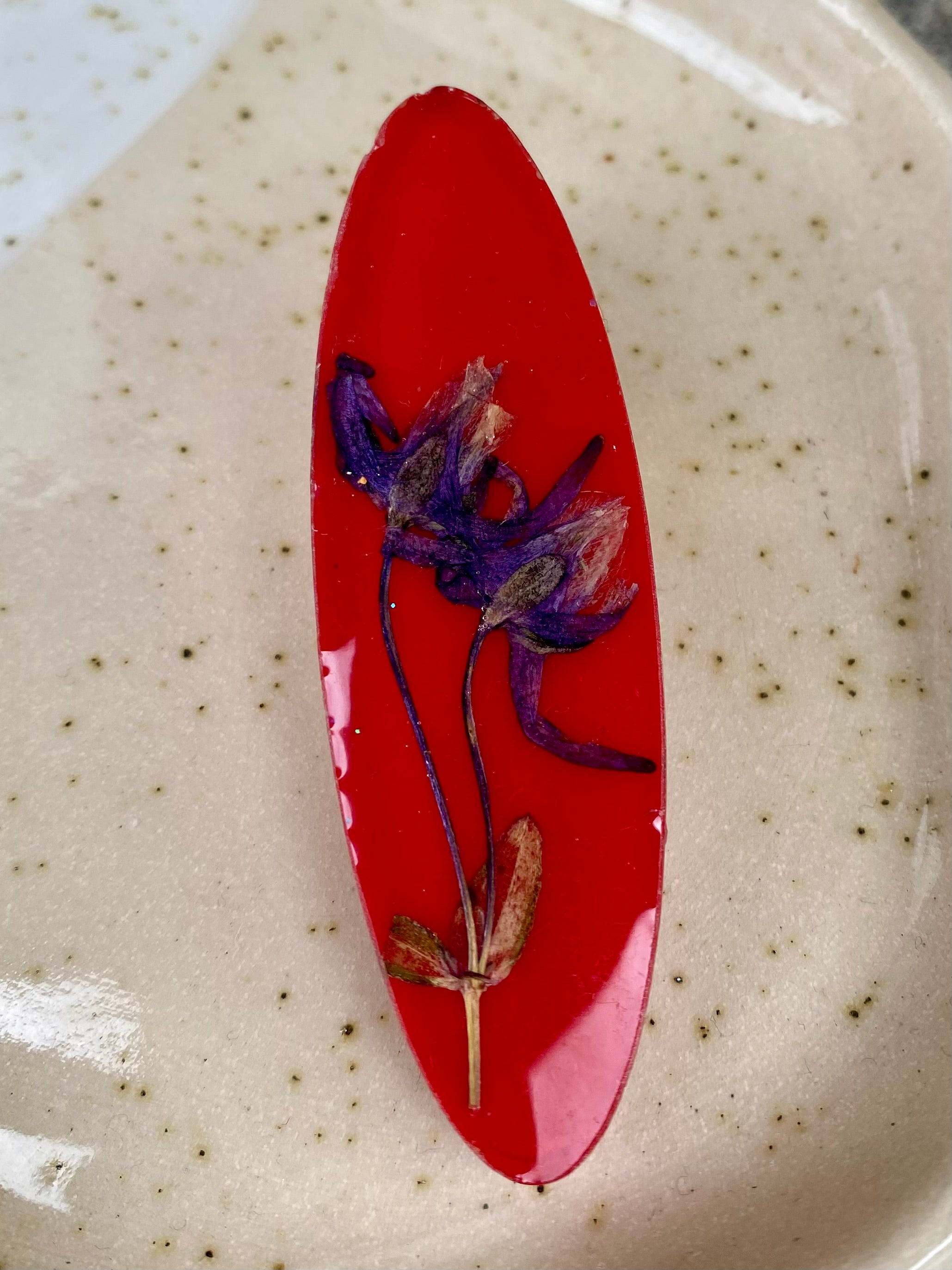 Handmade Resin Hair Clip