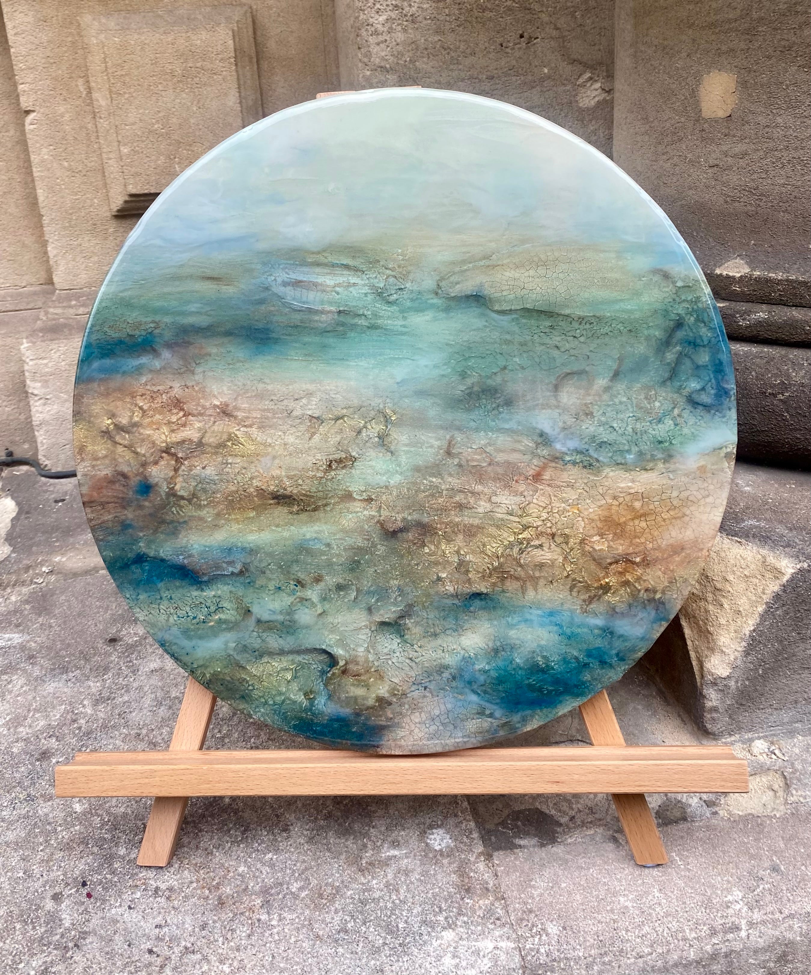 ‘Into the Wild’ Abstract Resin Art Piece