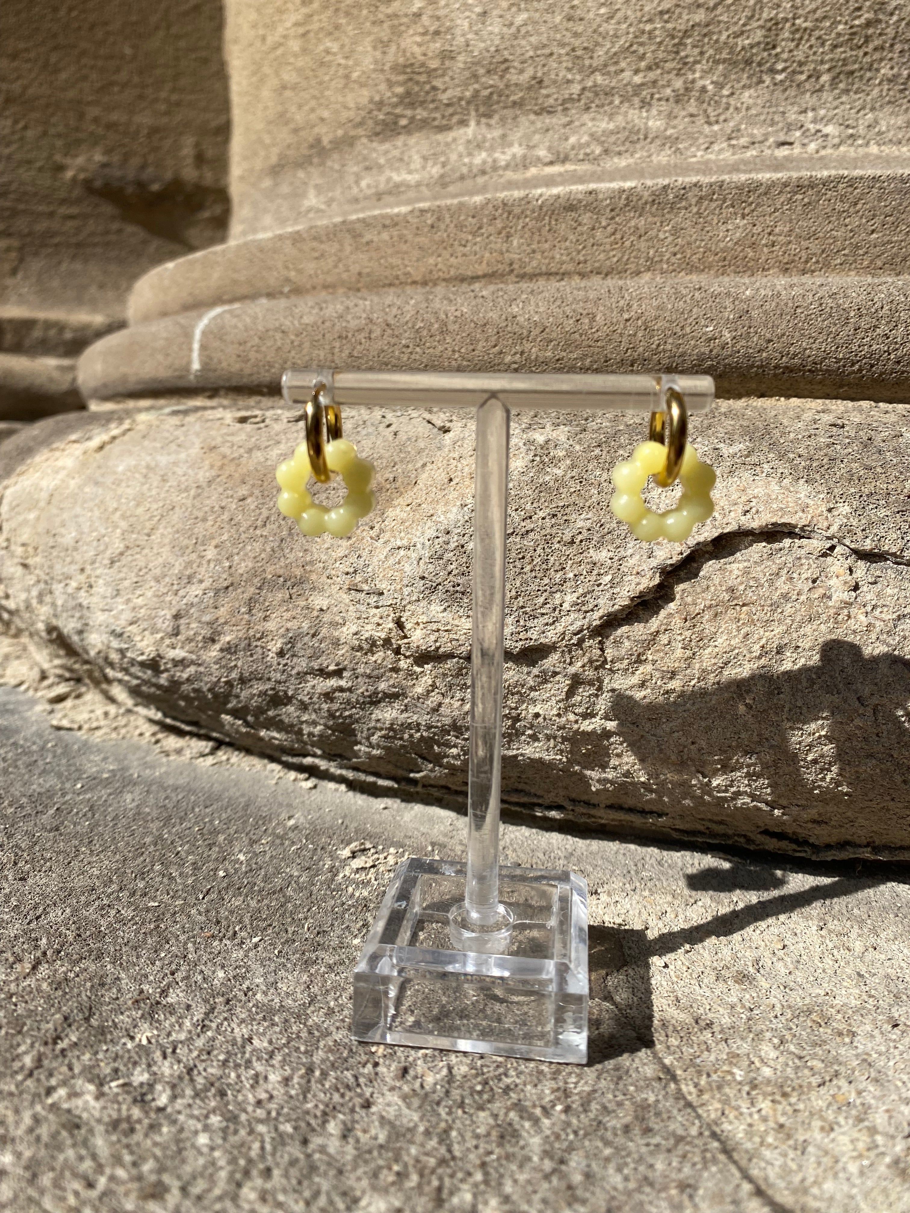Resin Charm Hoops