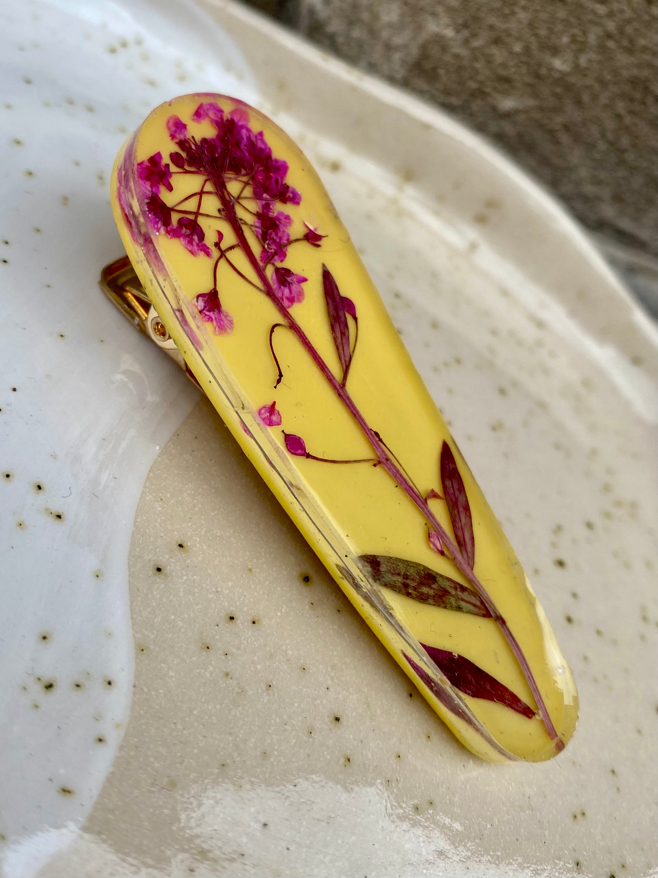 Handmade Resin Hair Clip