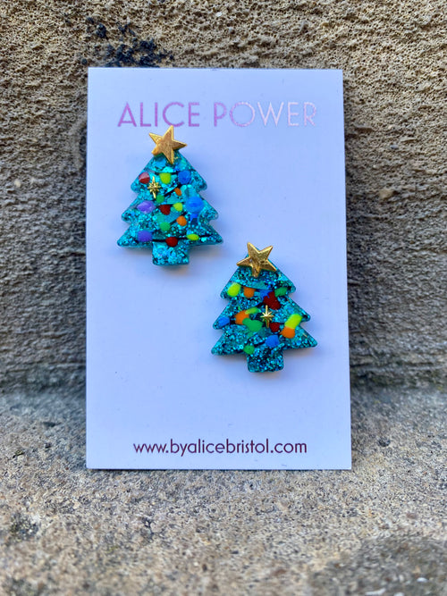 Christmas Tree Earrings