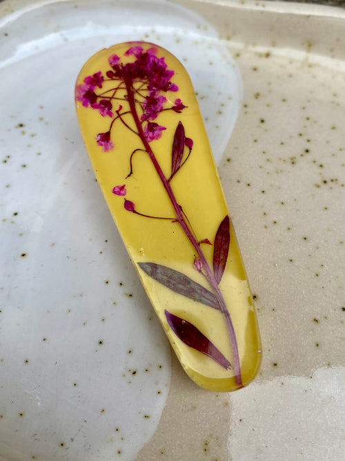 Handmade Resin Hair Clip