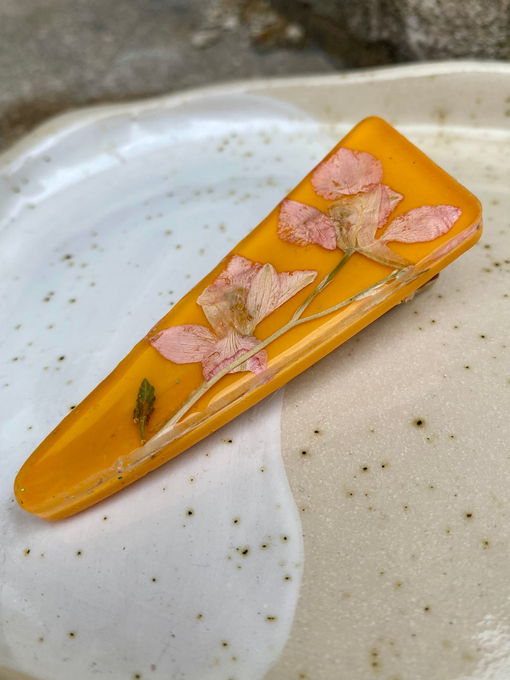 Handmade Resin Hair Clip