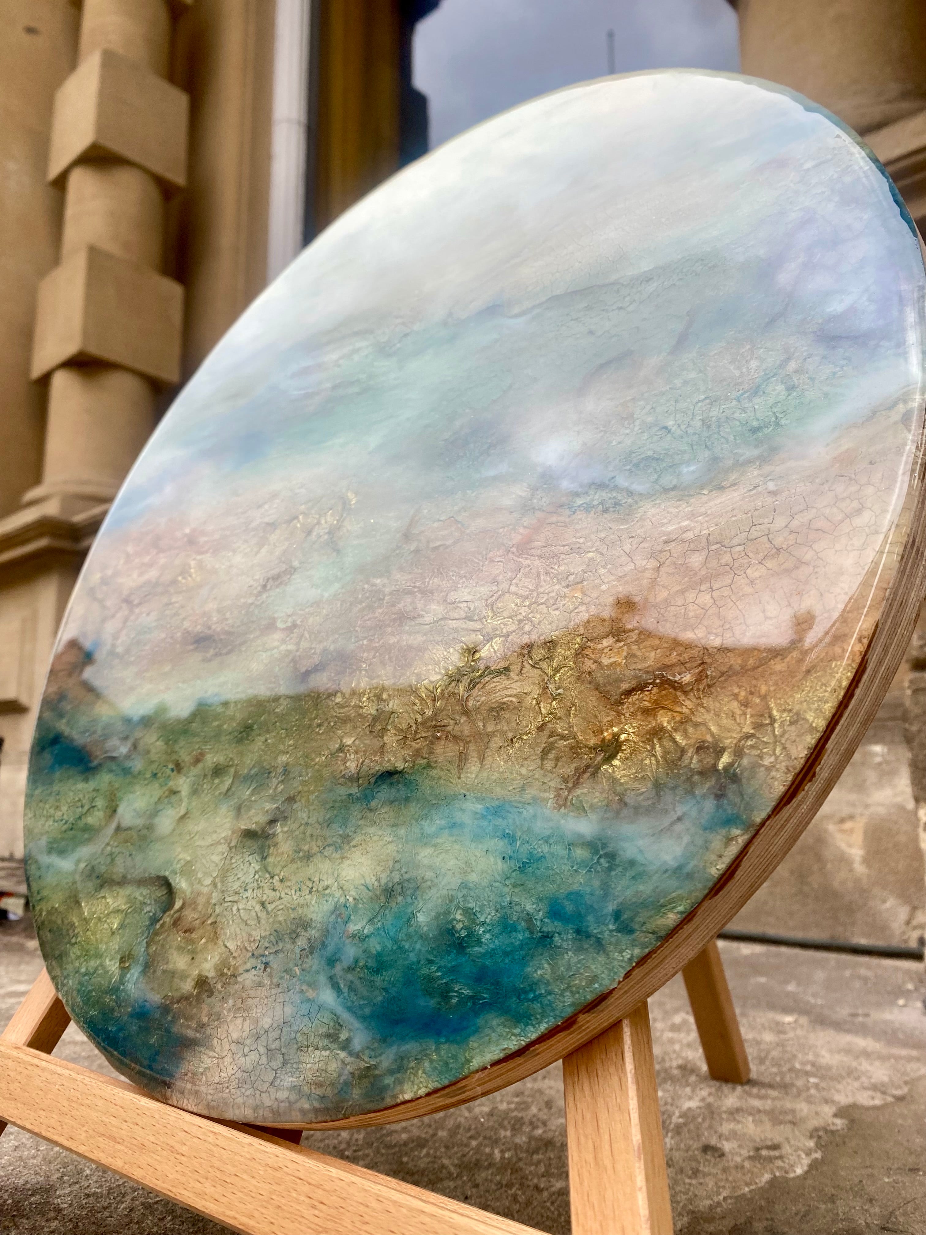 ‘Into the Wild’ Abstract Resin Art Piece