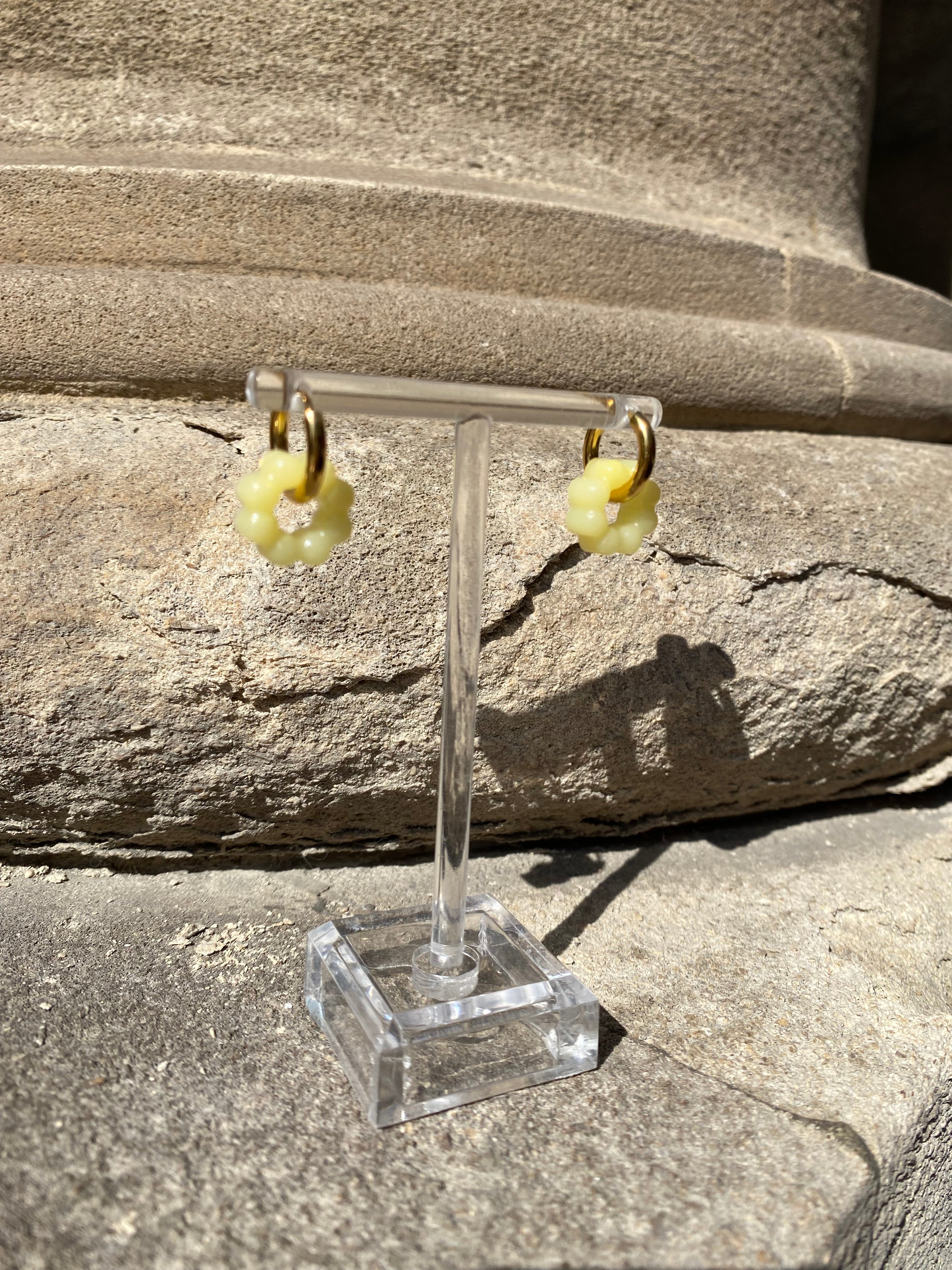 Resin Charm Hoops
