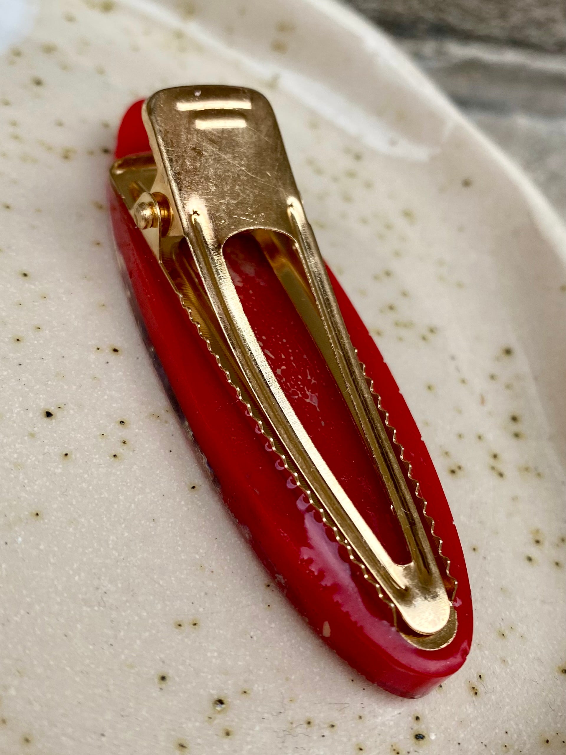 Handmade Resin Hair Clip