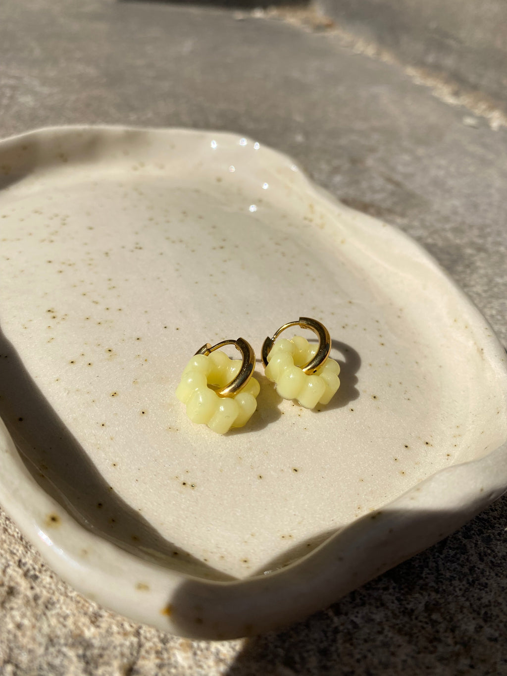 Resin Charm Hoops