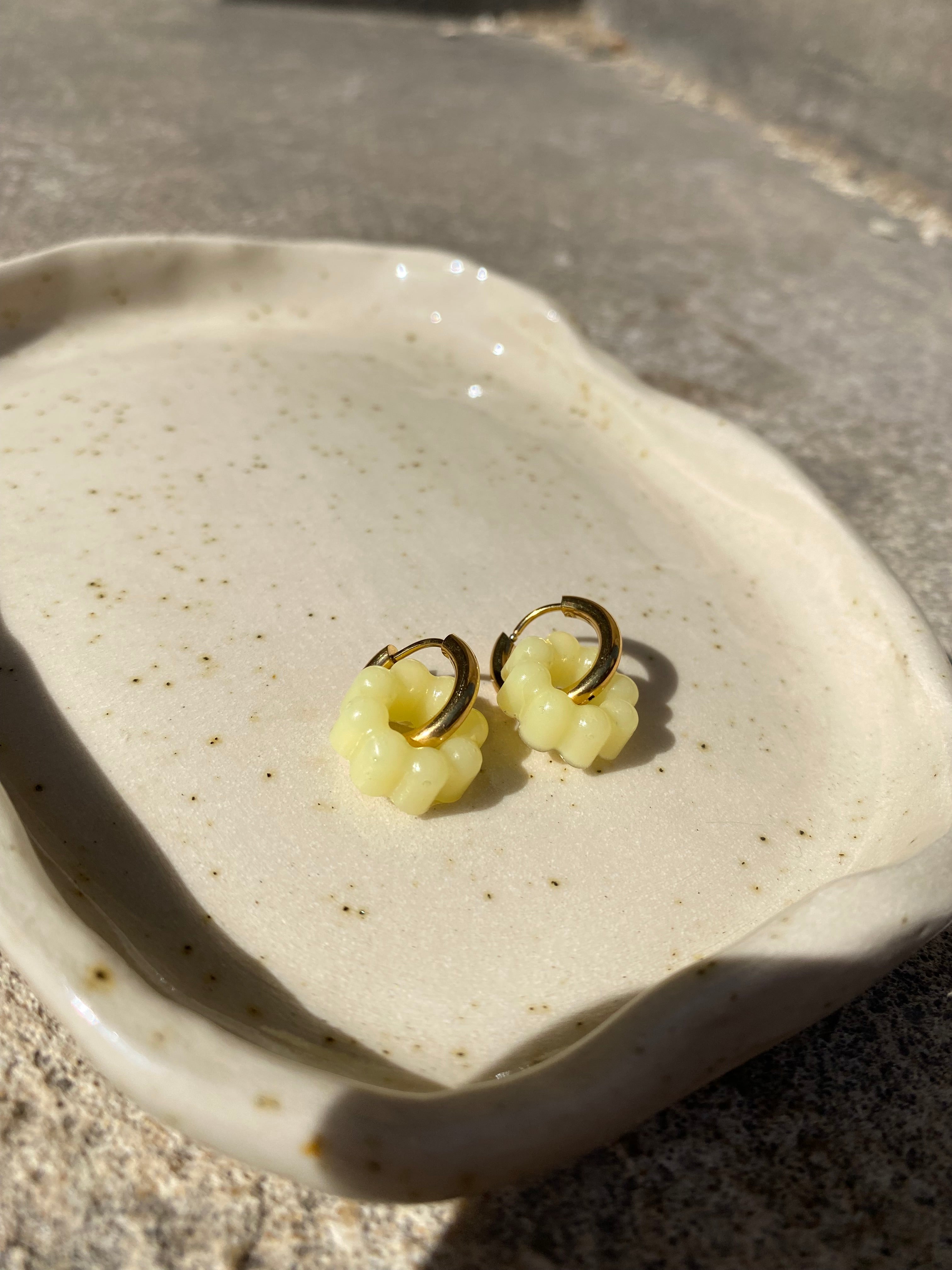 Resin Charm Hoops