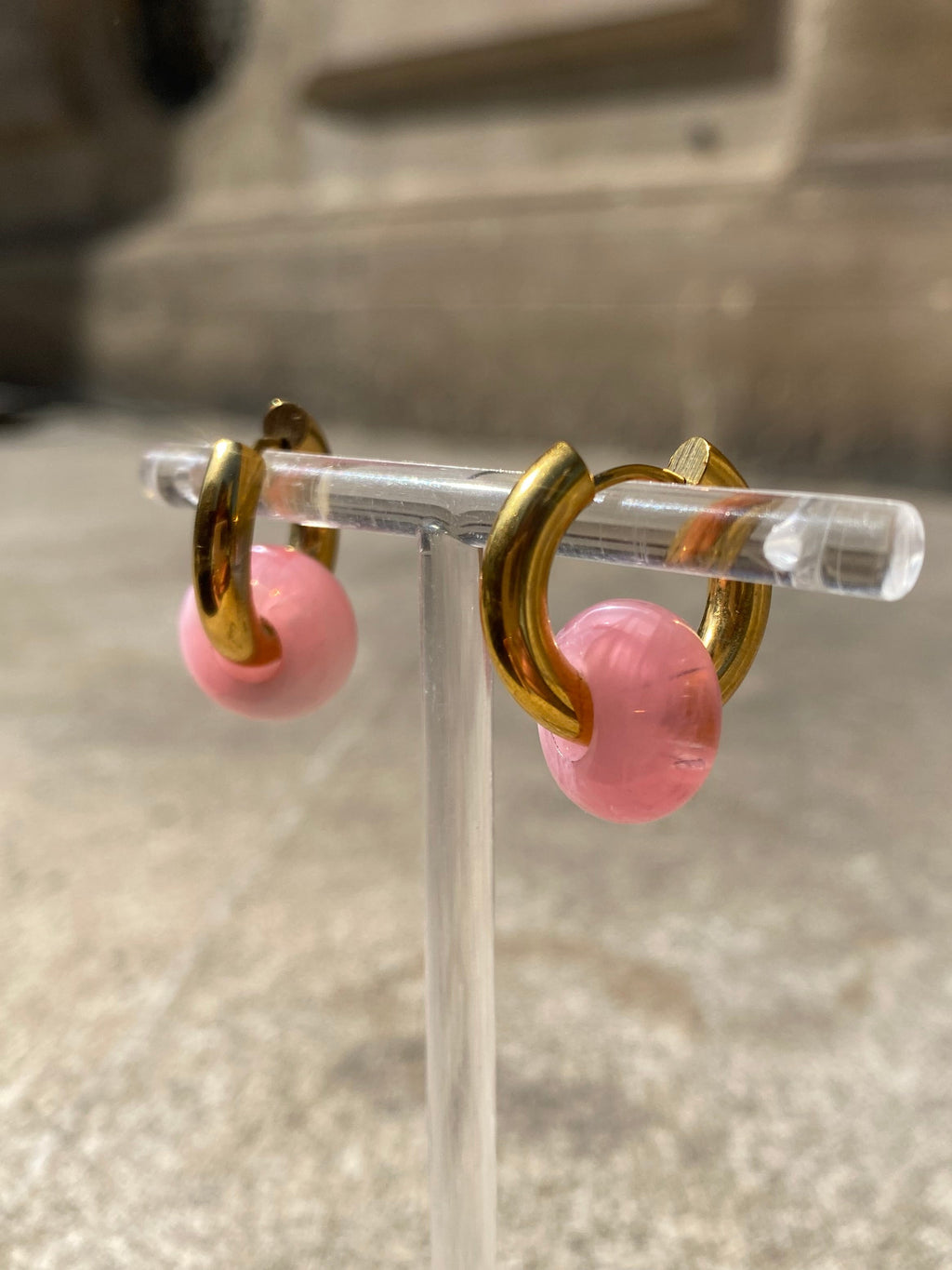 Resin Beads On Waterproof Hoops