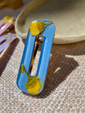 Resin Flower Hair Clip