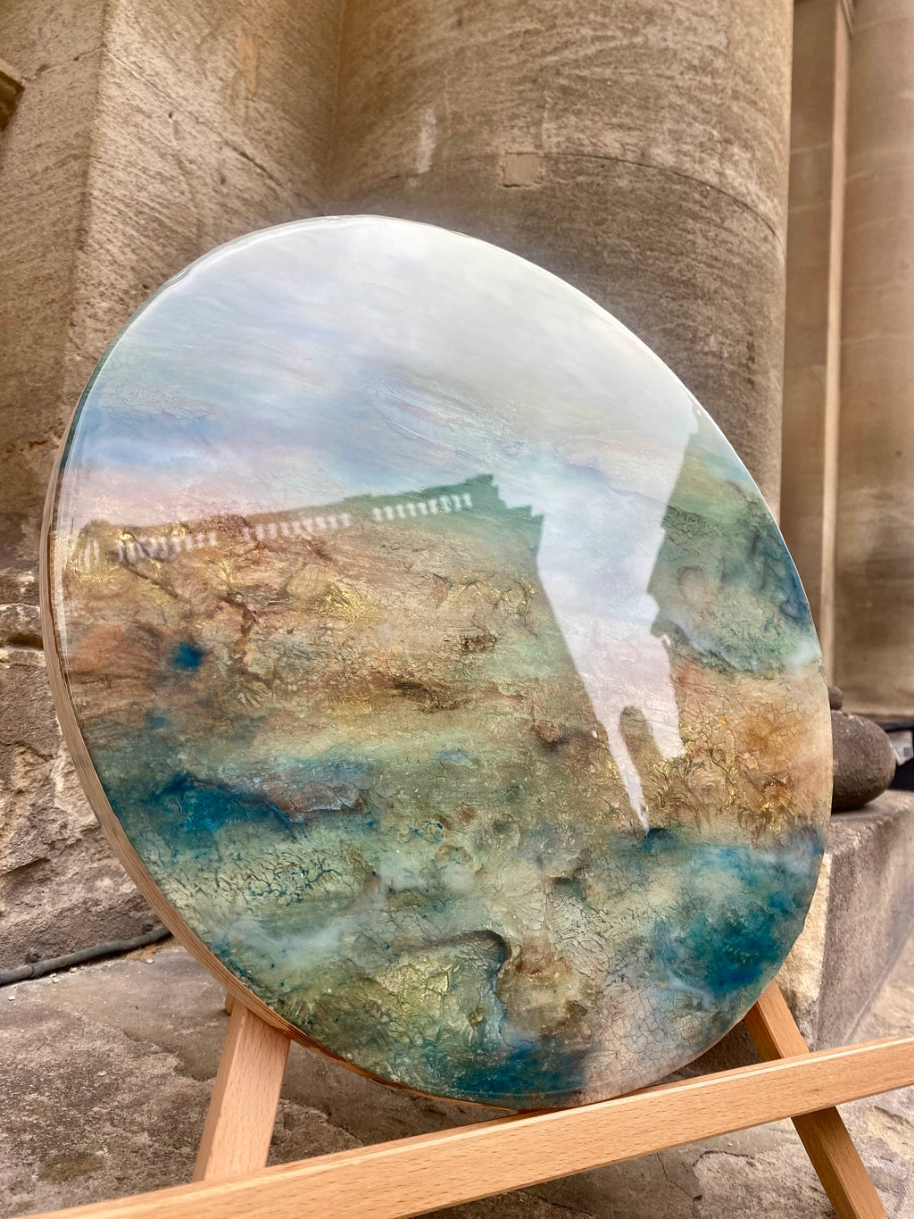 ‘Into the Wild’ Abstract Resin Art Piece