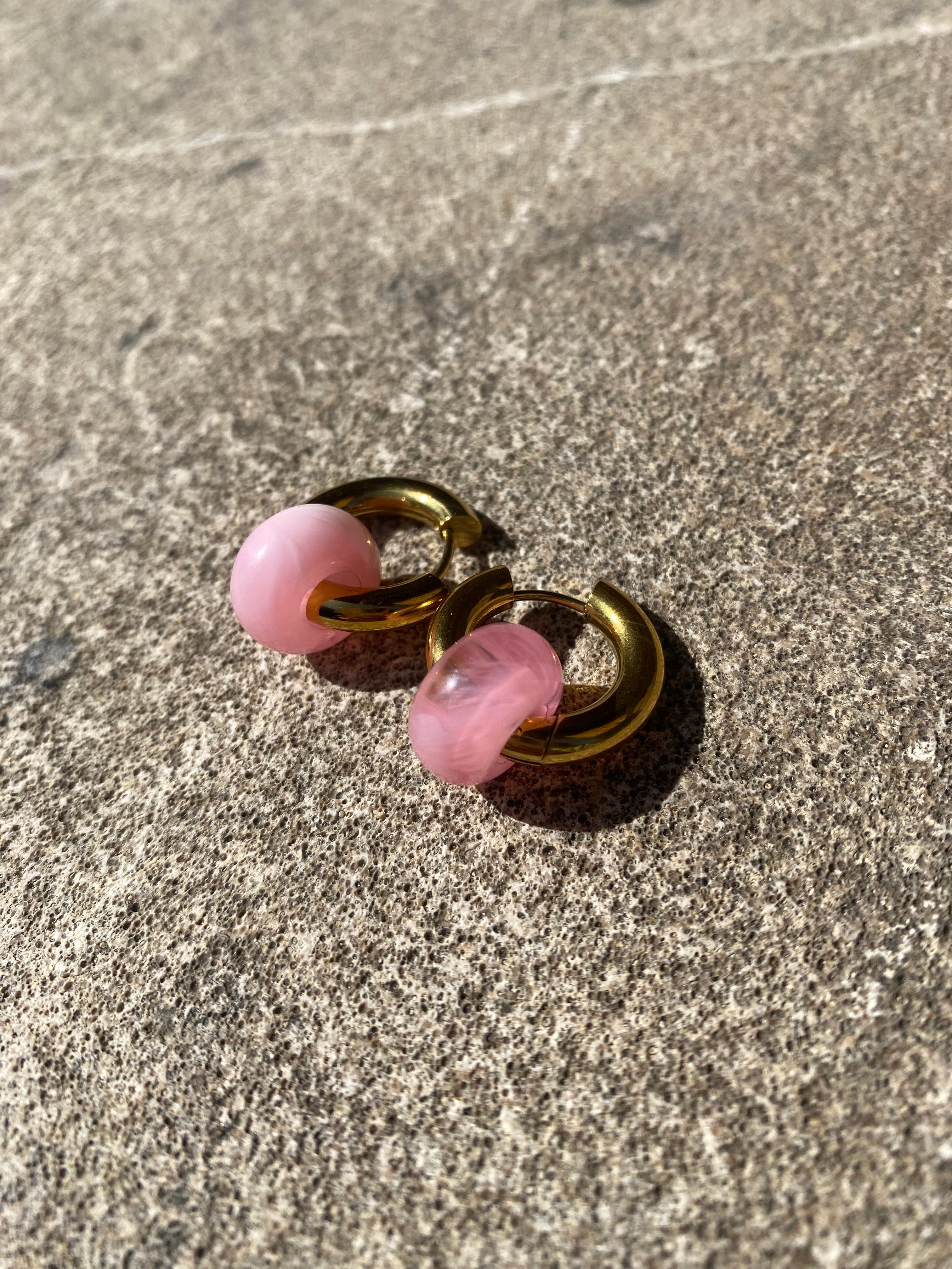 Resin Beads On Waterproof Hoops