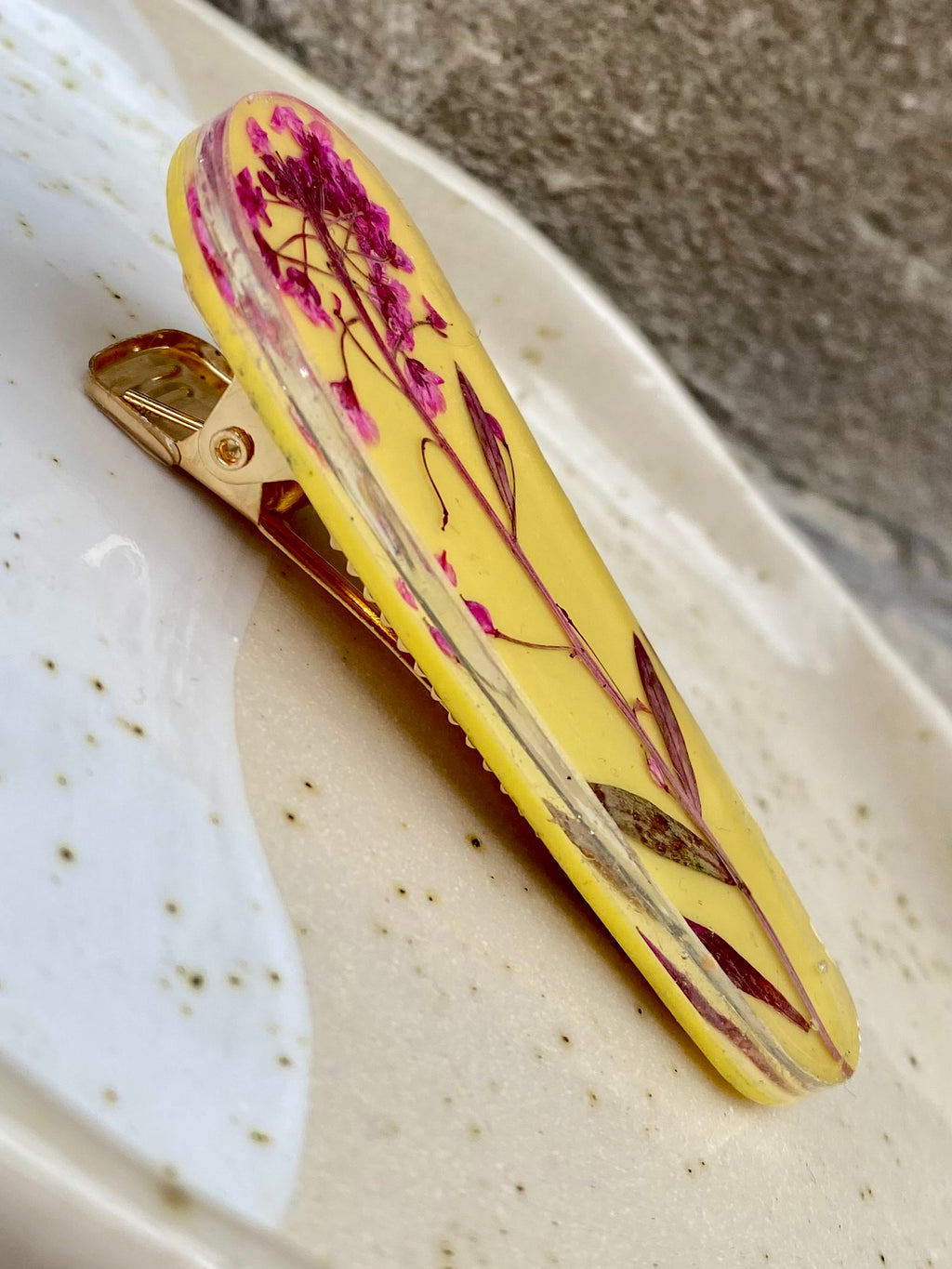 Handmade Resin Hair Clip