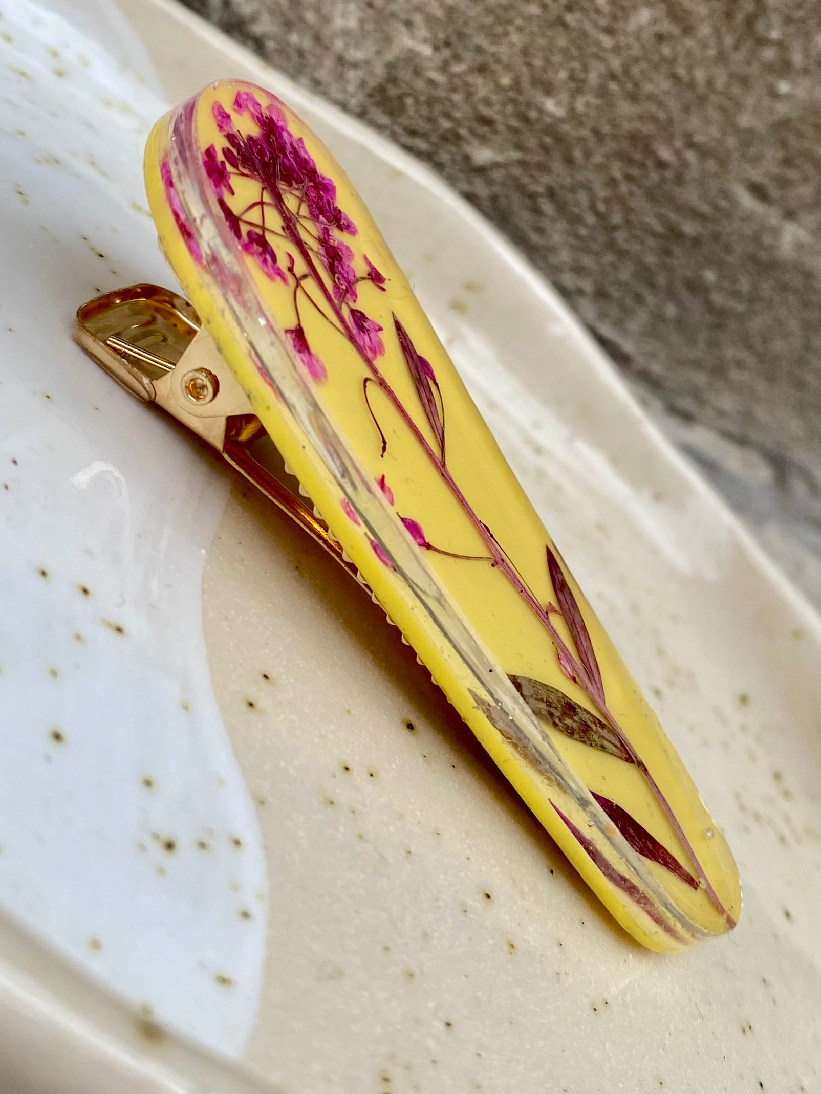 Handmade Resin Hair Clip