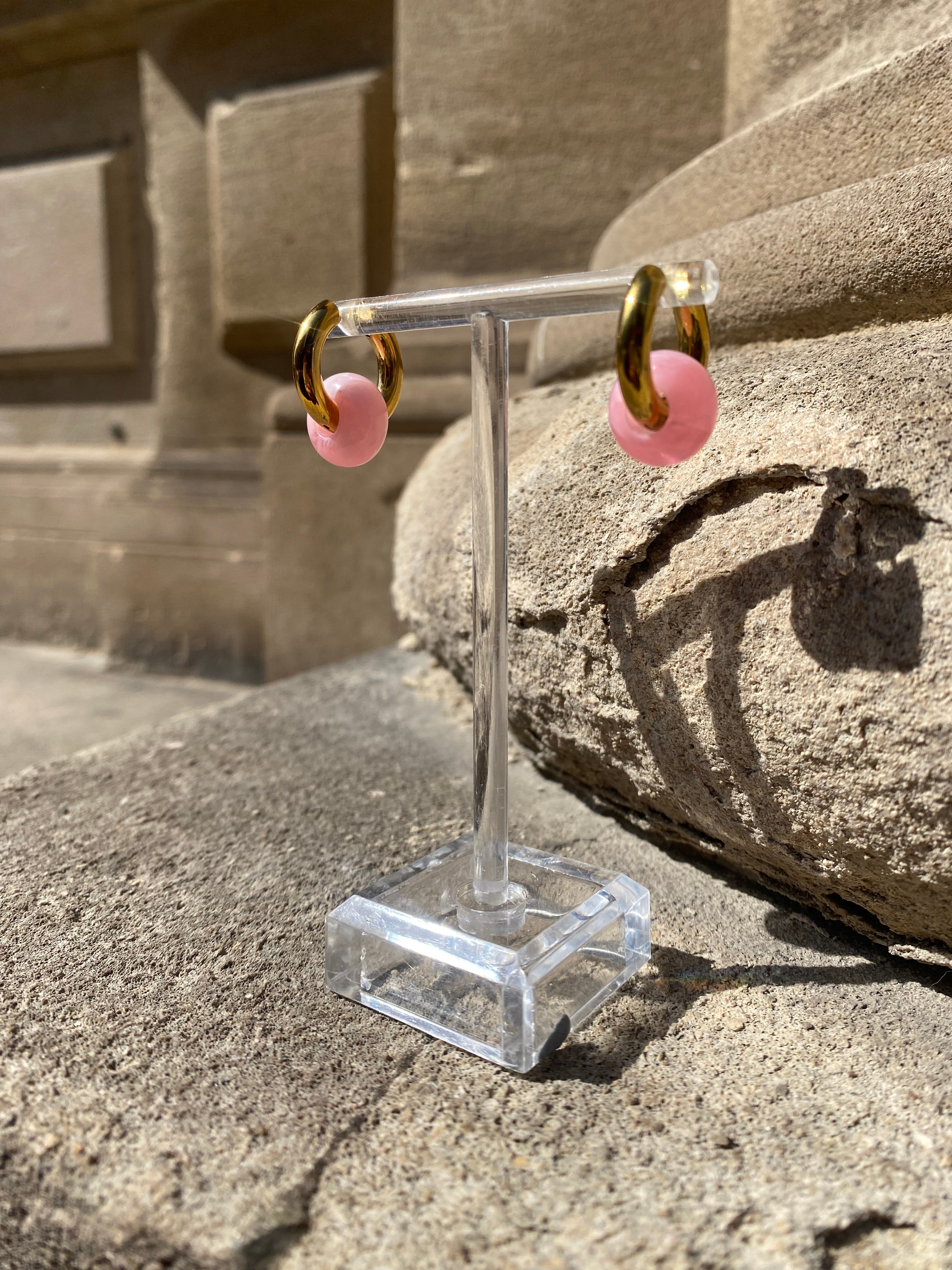 Resin Beads On Waterproof Hoops