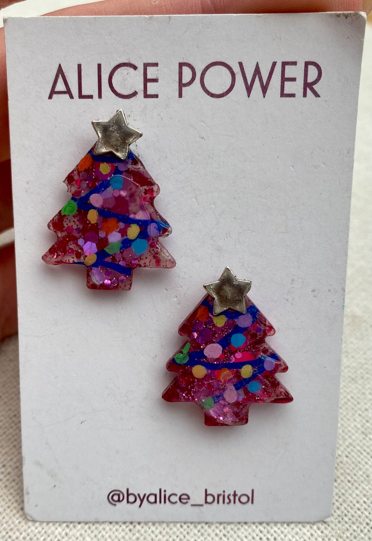 Christmas Tree Earrings