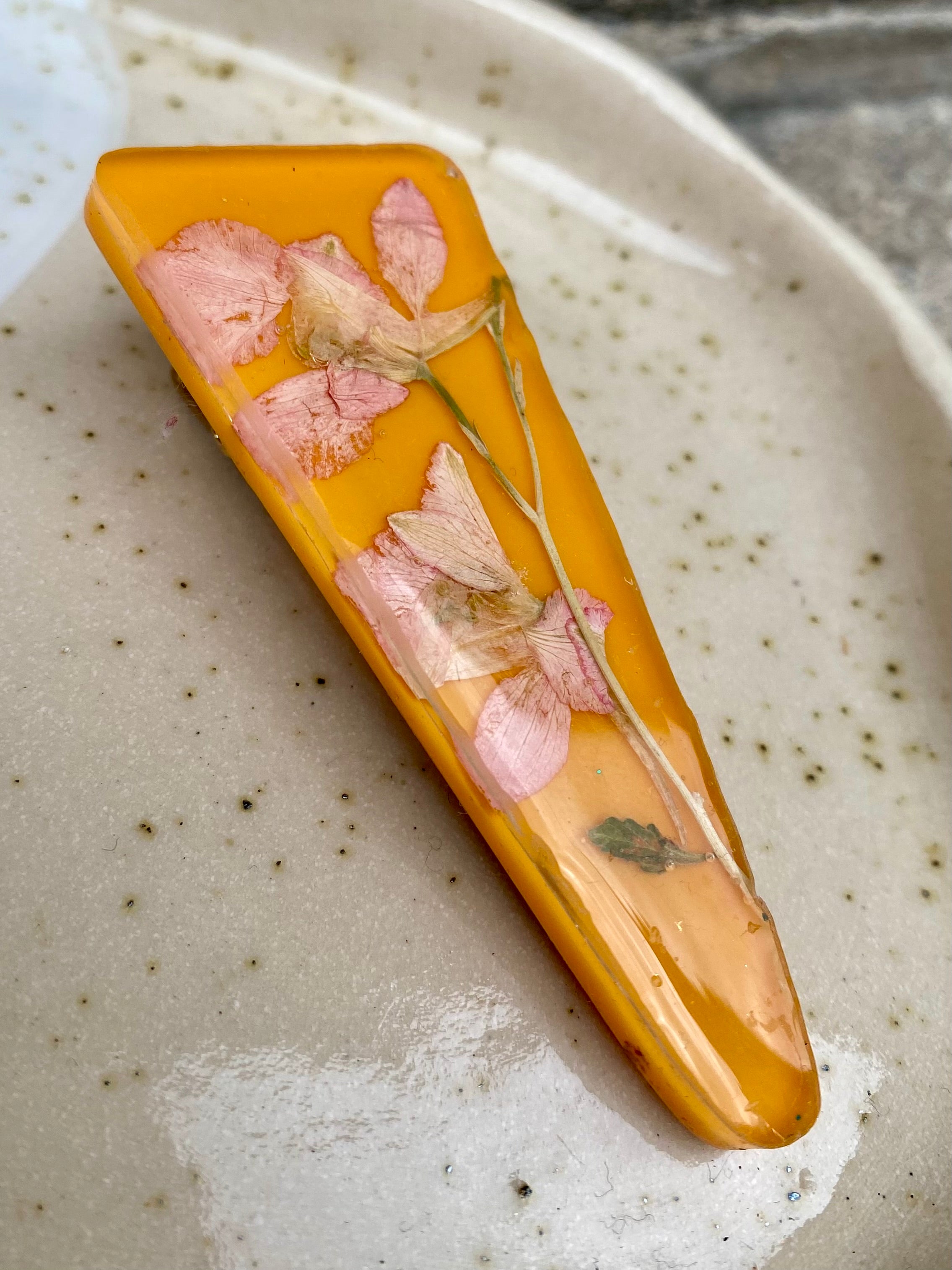 Handmade Resin Hair Clip