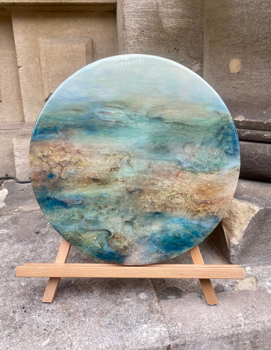 ‘Into the Wild’ Abstract Resin Art Piece