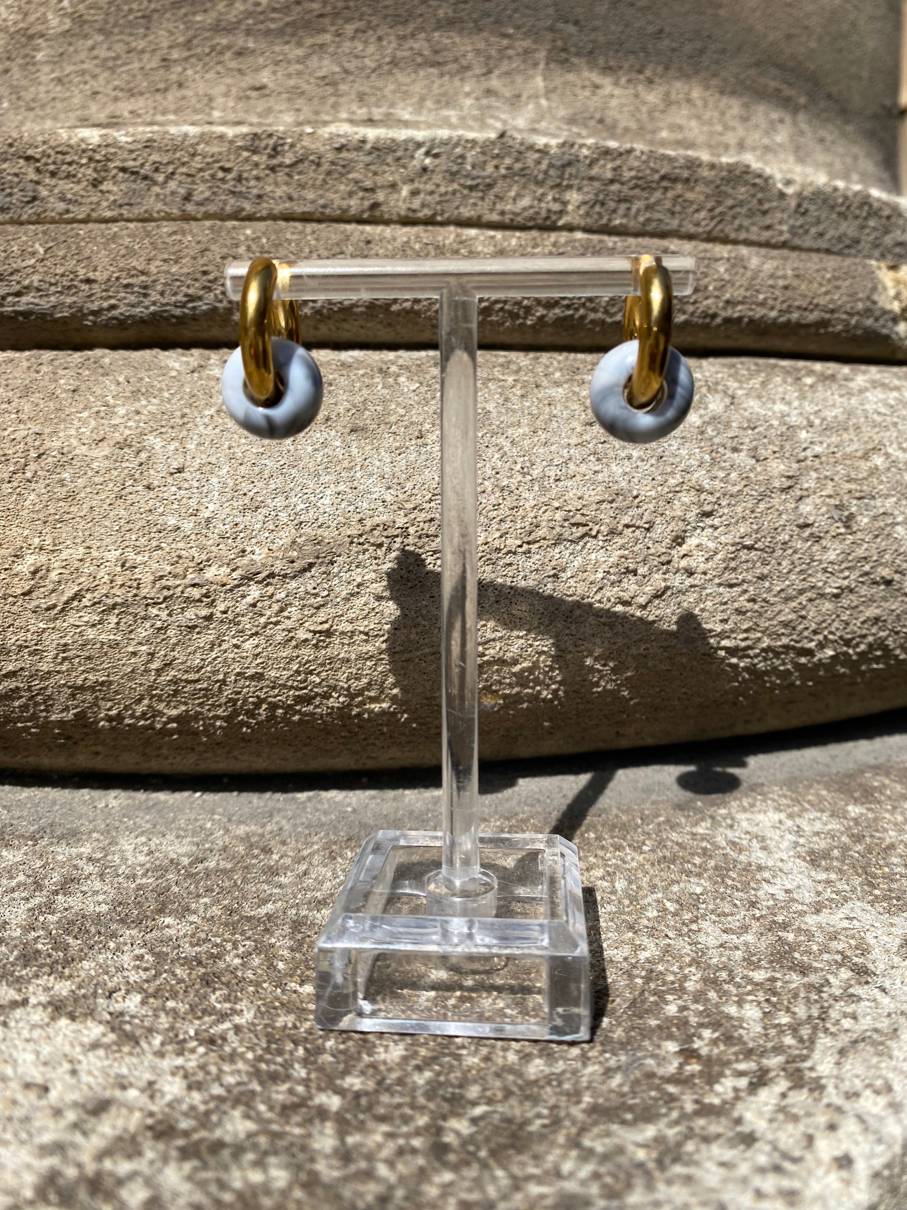 Resin Beads On Waterproof Hoops