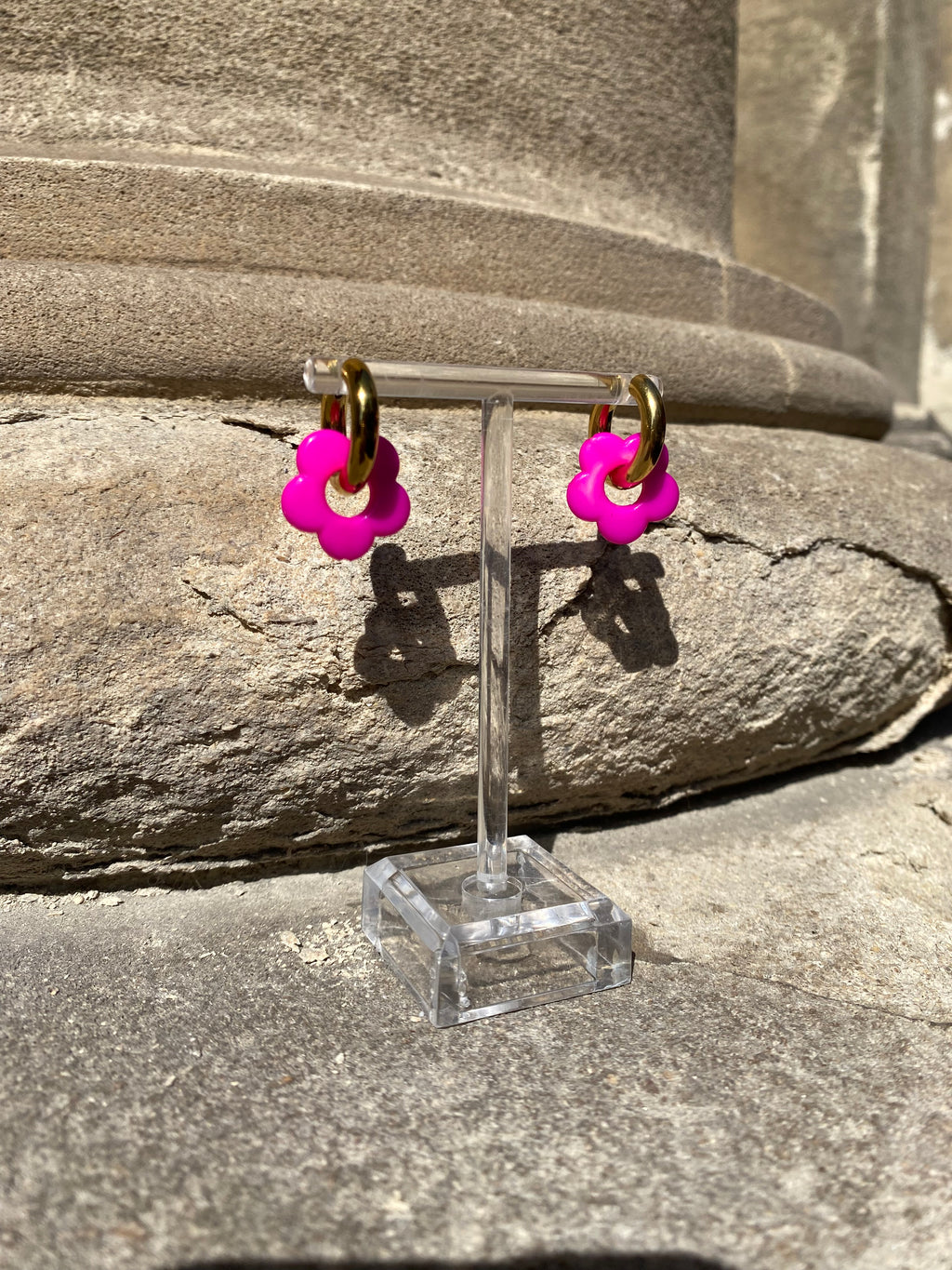 Resin Flowers On Waterproof Hoops