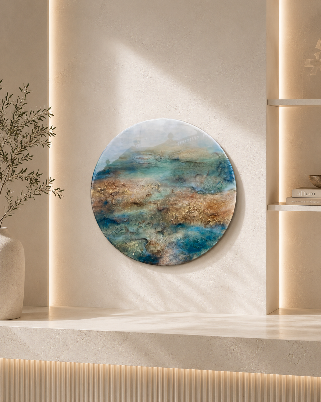 ‘Into the Wild’ Abstract Resin Art Piece