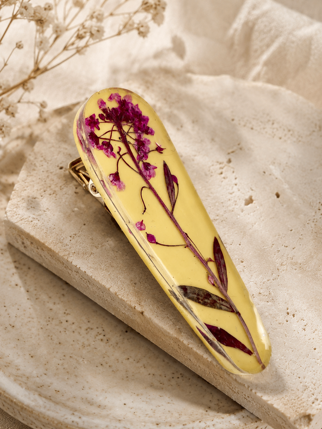 Handmade Resin Hair Clip