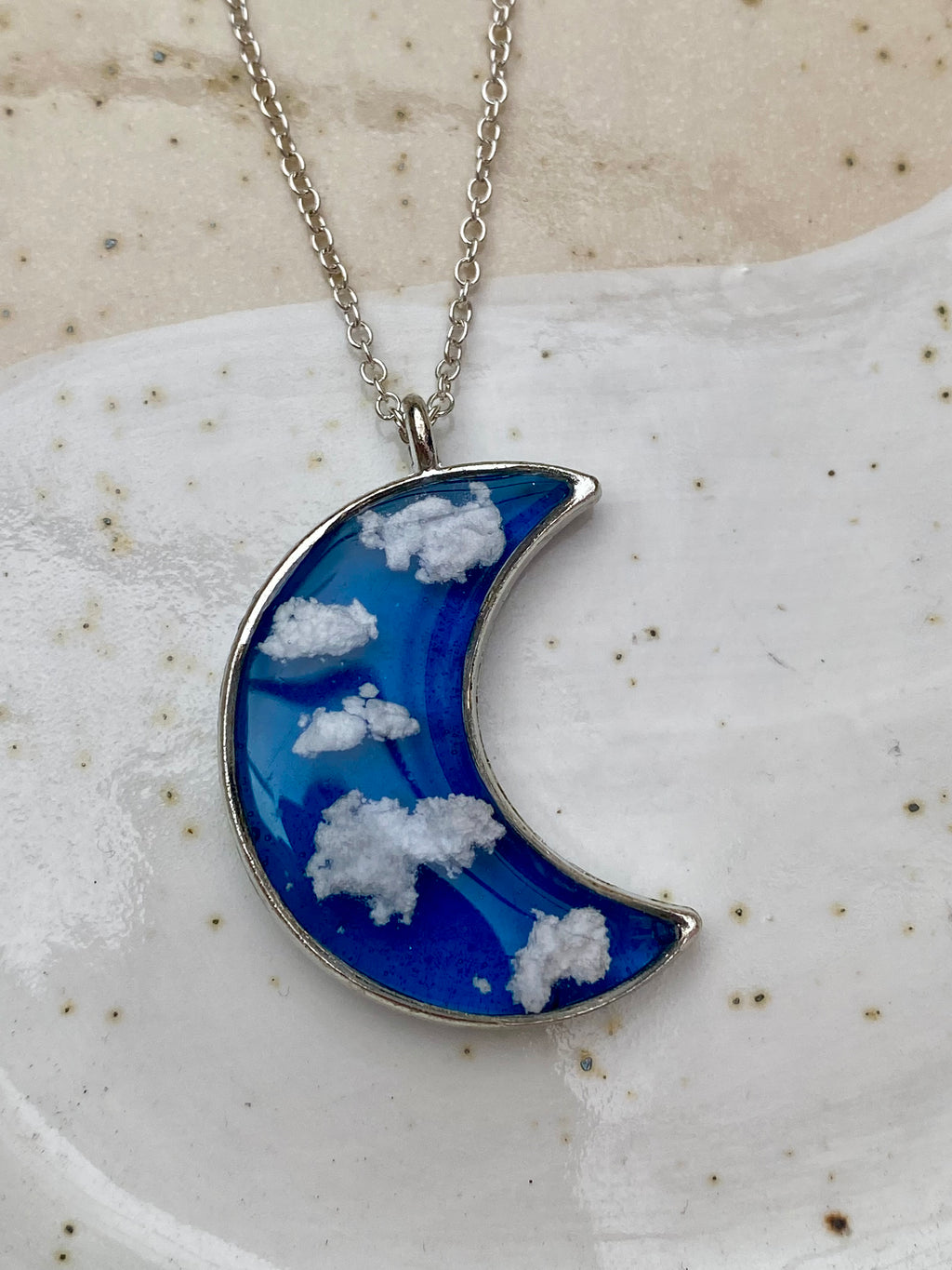 Resin Moon & Clouds