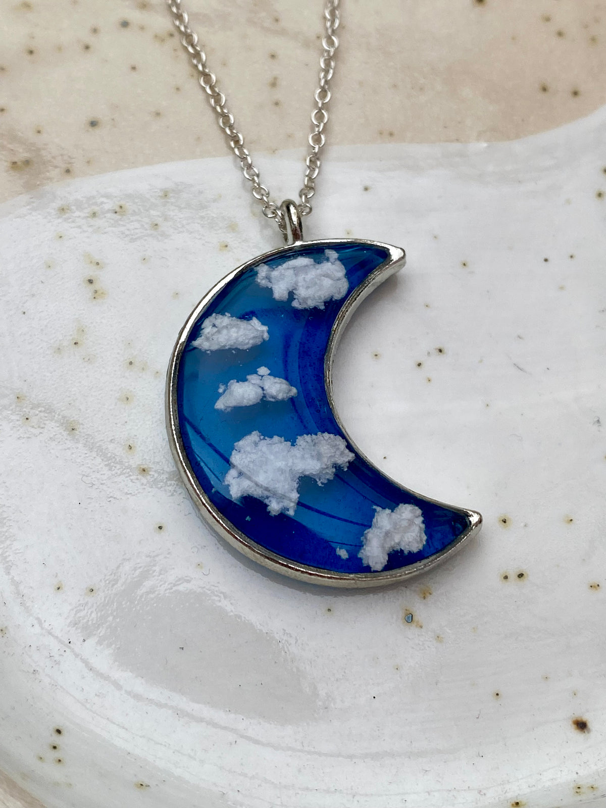 Resin Moon & Clouds