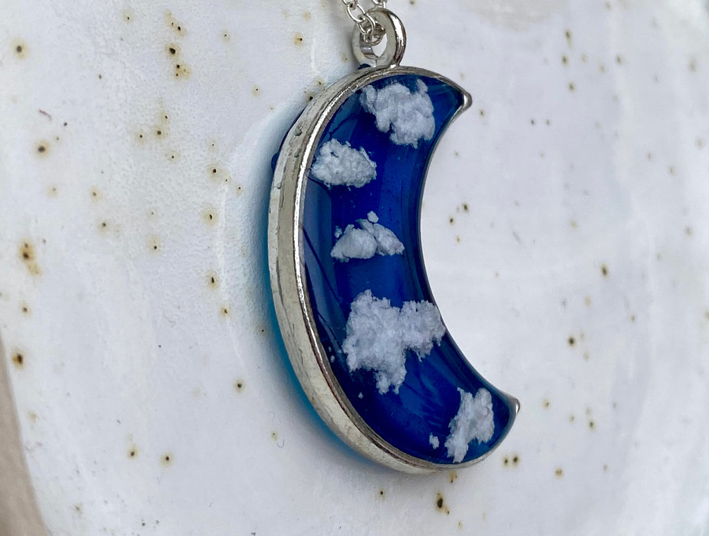 Resin Moon & Clouds