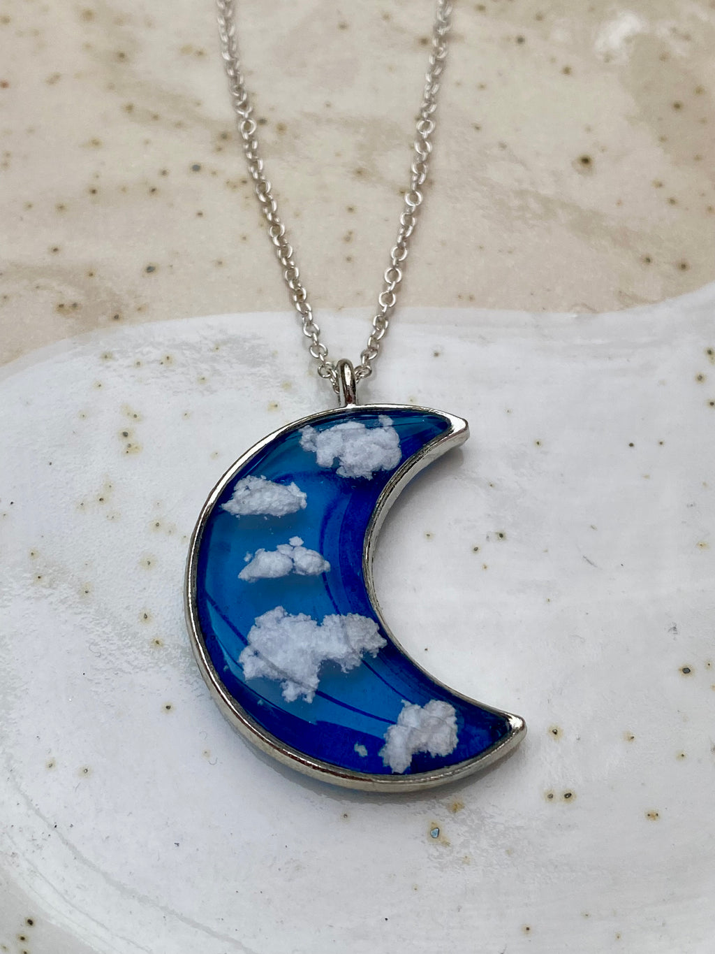 Resin Moon & Clouds