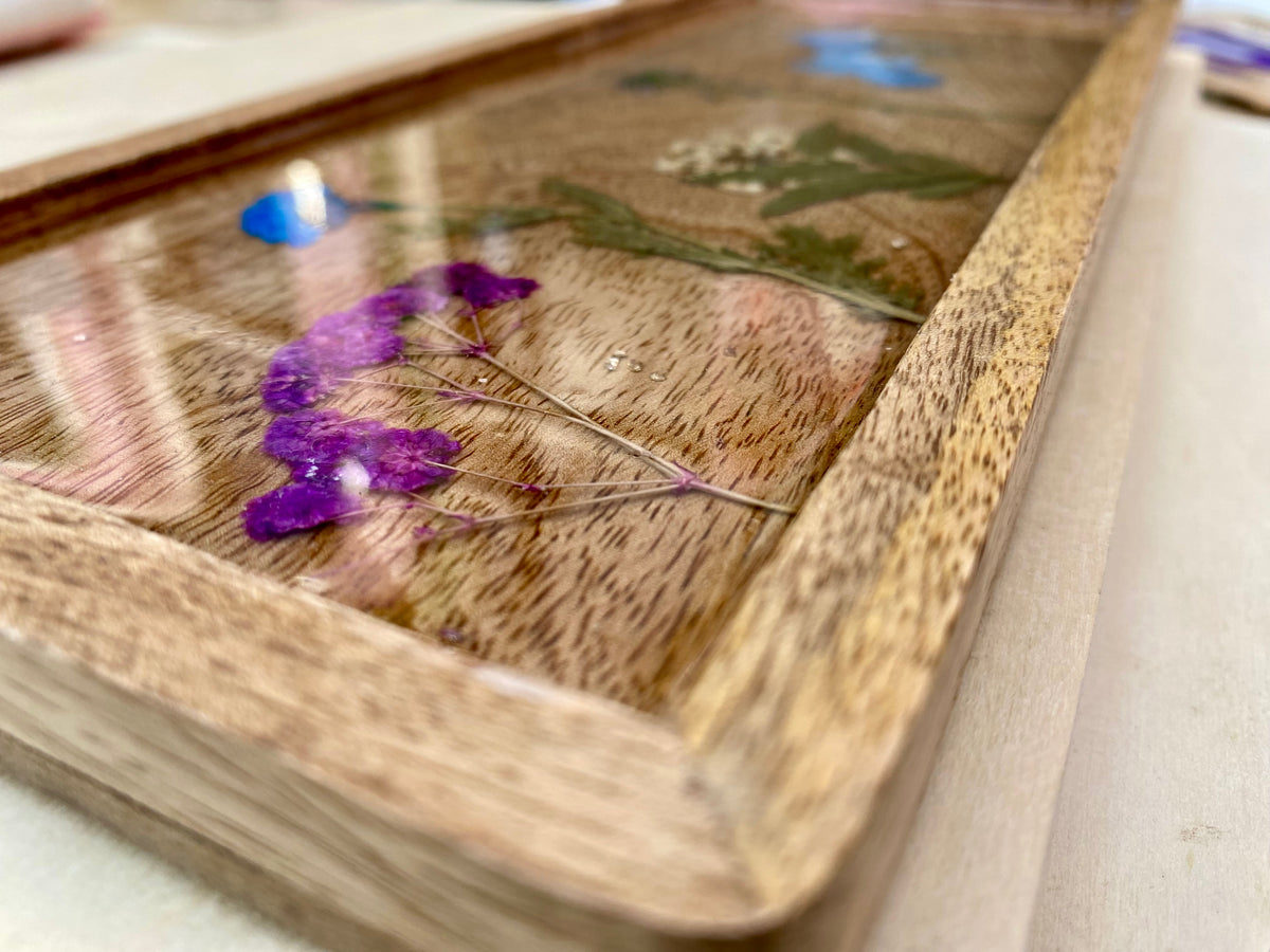 Mangowood Flower Tray