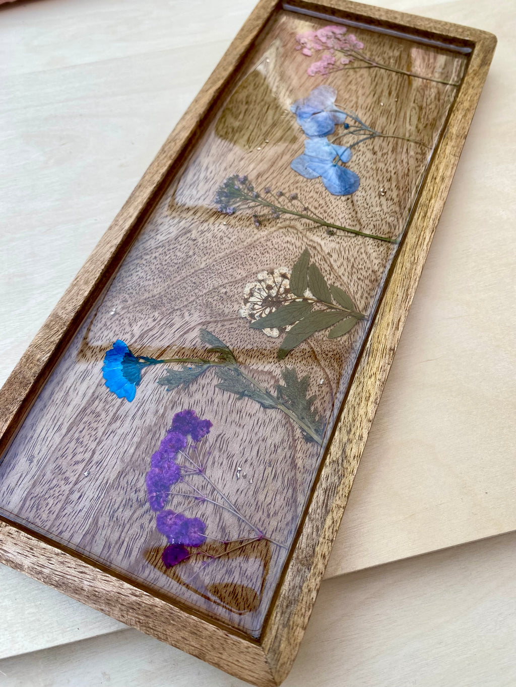 Mangowood Flower Tray