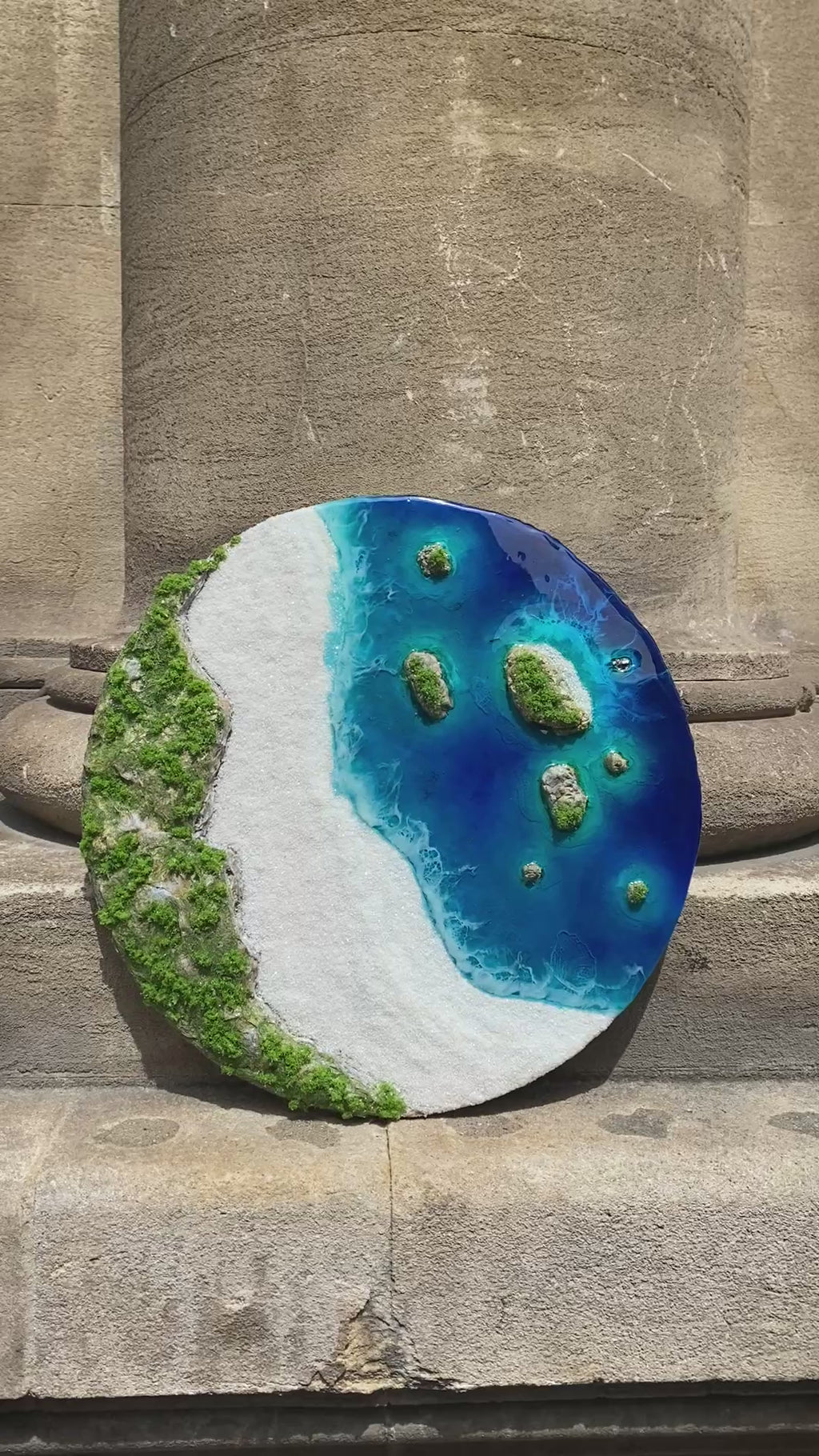Ocean art piece ‘White Sands’